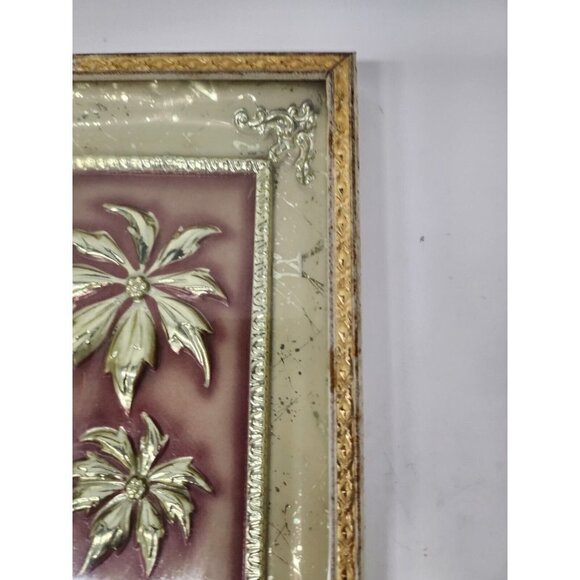 Vintage Four Seasons By Metalcraft Winter 3D Victorian Framed Wall Art Decor - Picture 5 of 7